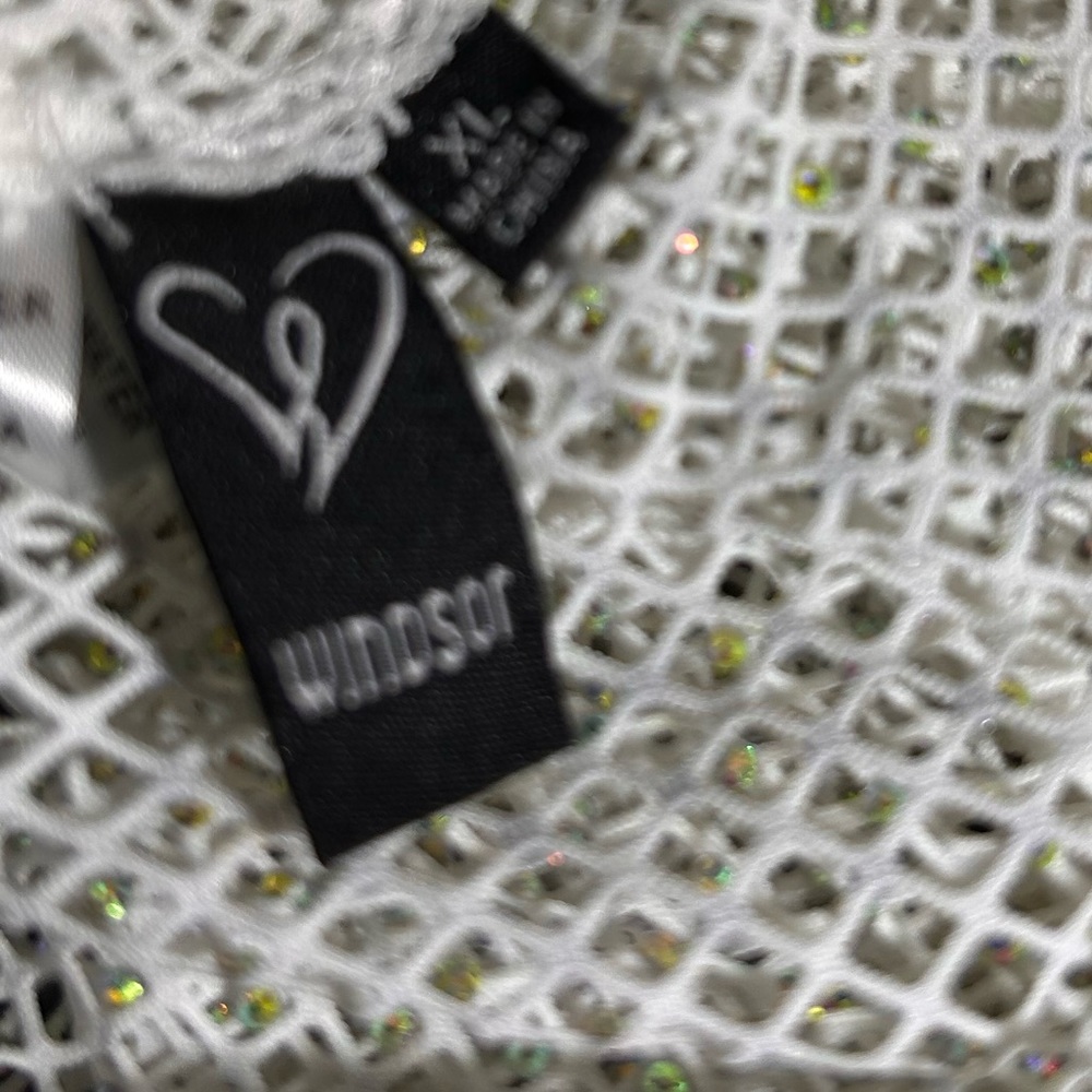 Windsor Rhinestone fishnet Top - Picture 7 of 7